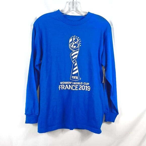Womens World Cup 2019 S Long Sleeve T-Shirt FIFA NWT USWNT - Picture 1 of 8